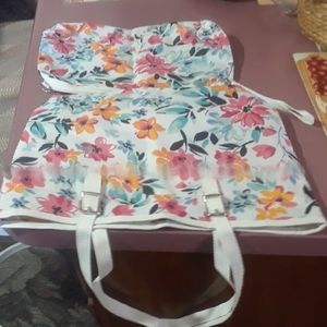 Multicolored Flower Travel Bags. 17 X 12 Size.